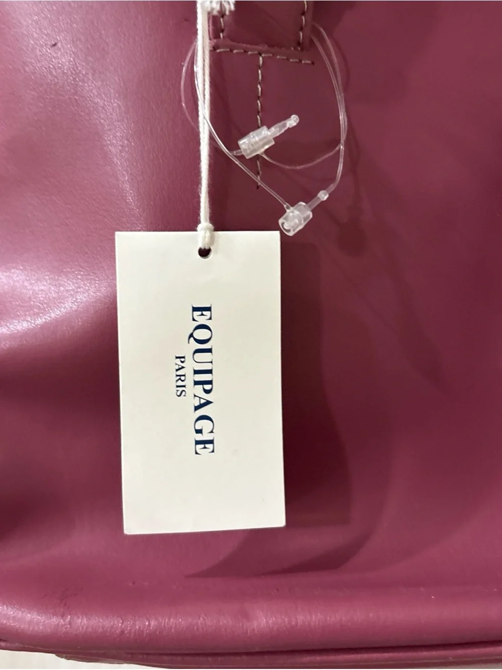 VOGLIA EQUIPAGE PARIS Genuine Leather Pink Handbag Purse NWT BA101 251 2005